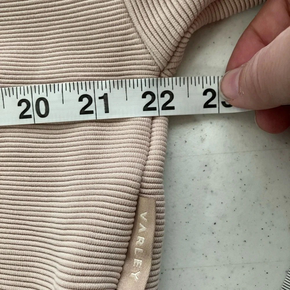 Varley Milton Sweat Sweatshirt Womens Size XS oversized Pullover Rib Knit Cowl‎ - Picture 9 of 10